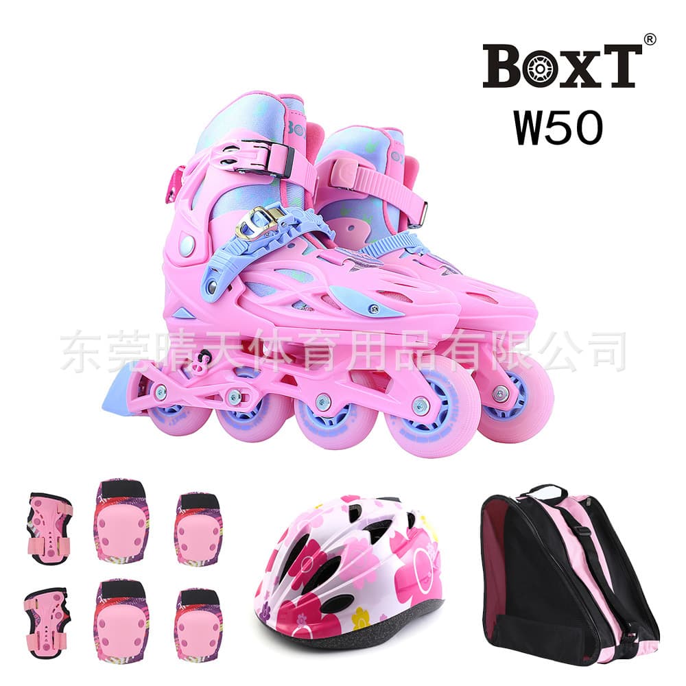Pink W50 + turtle protector + helmet + Backpack