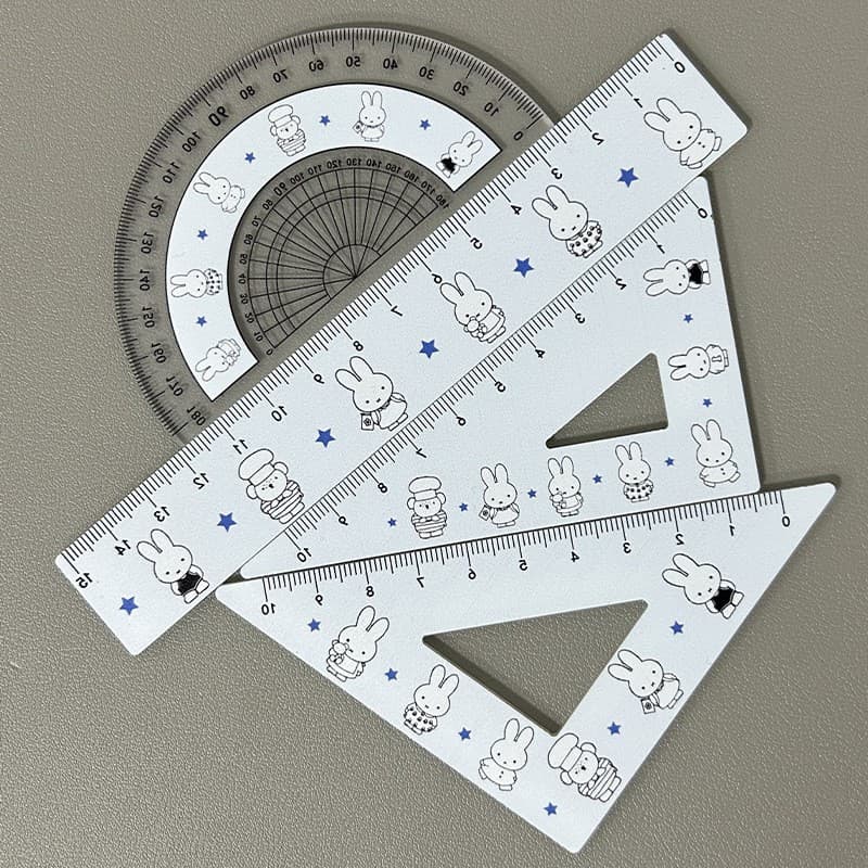 Miffy rabbit ruler set