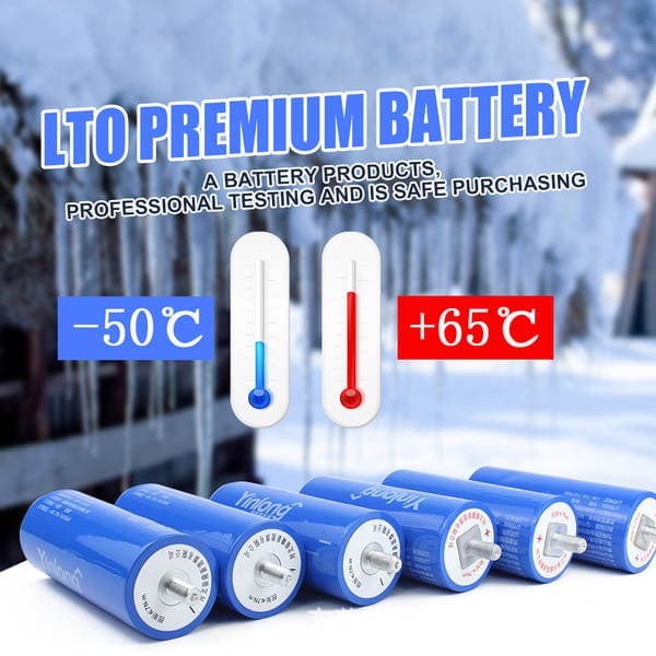 Yinlong LTO 2.3V 35Ah Dəyirmi Titanat Litium Batareyası, Günəş Enerjisi Saxlama üçün