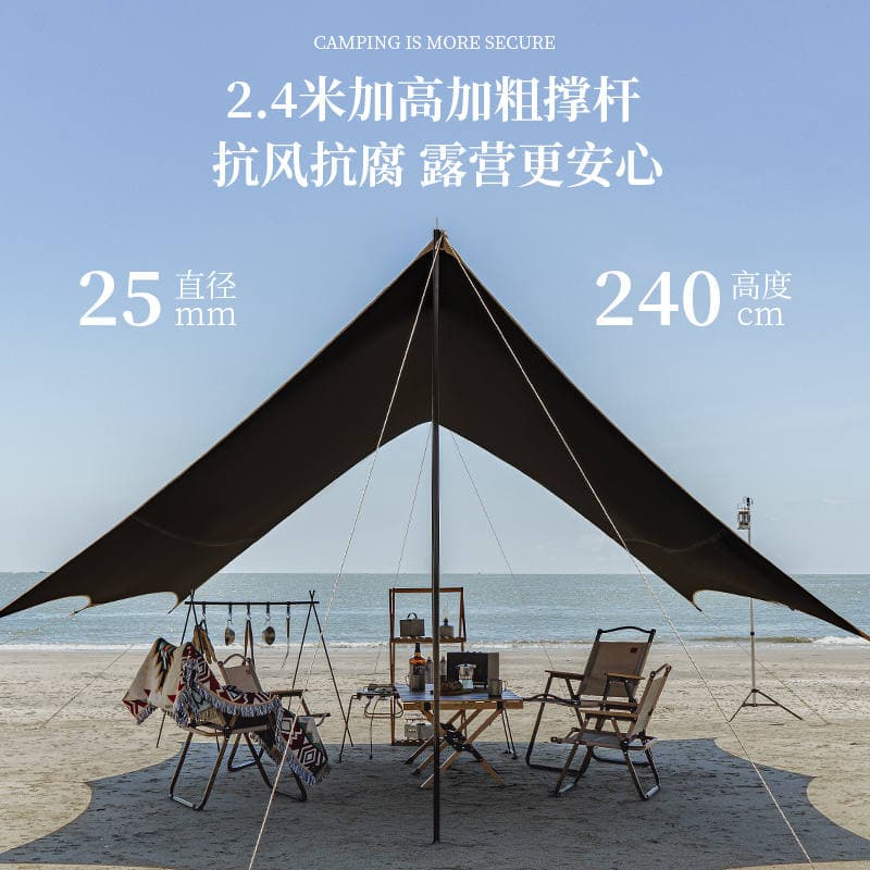 In-Stock Wholesale Vinyl Octagonal Canopy Tent for Outdoor Activities, Sunshade Tarp, Portable Thickened Camping Canopy 1