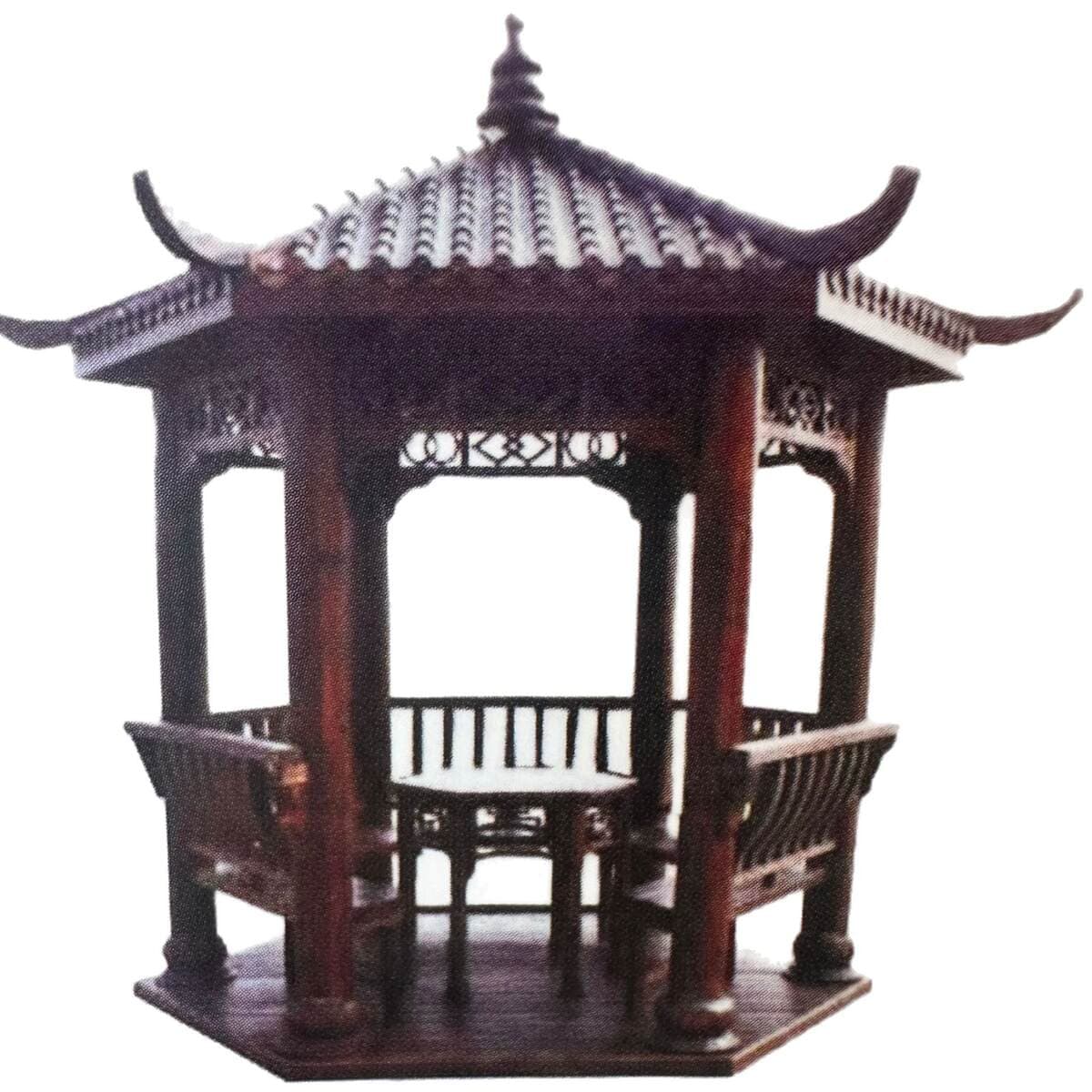 Changsha, Hunan, Cooperation on Ancient Building Projects, Architectural Design, Pavilions, Long Corridors, Solid Wood Bridges, Swings 4