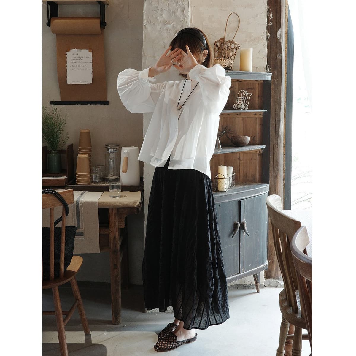 Black skirt (ready in stock)