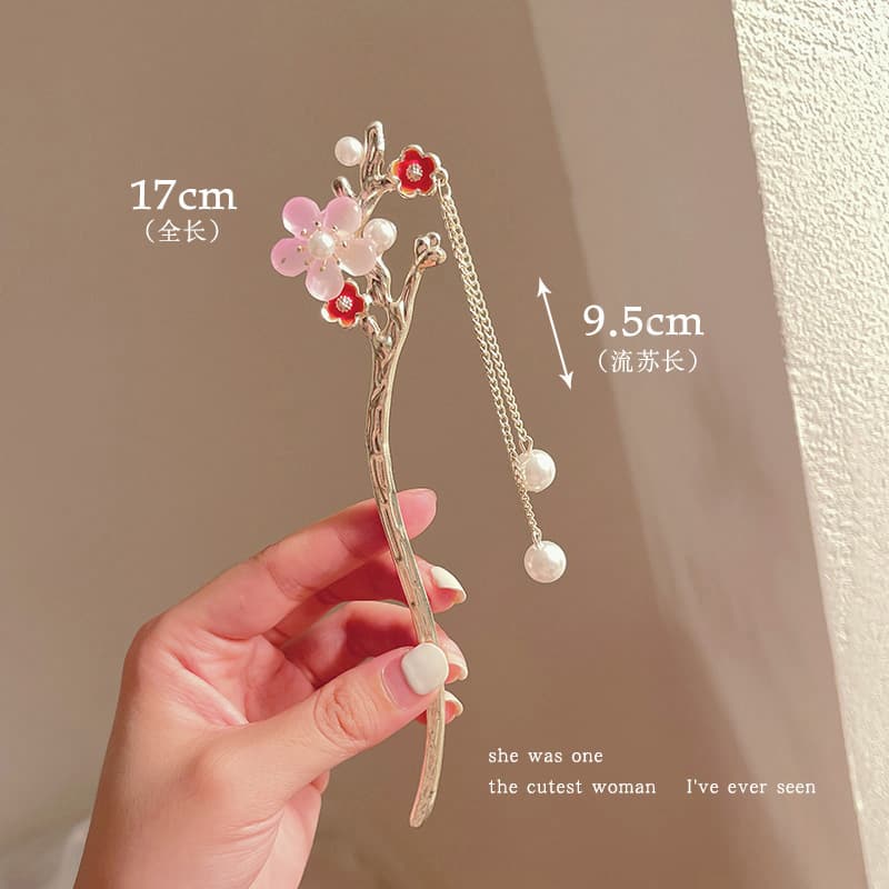 Pink peach blossom