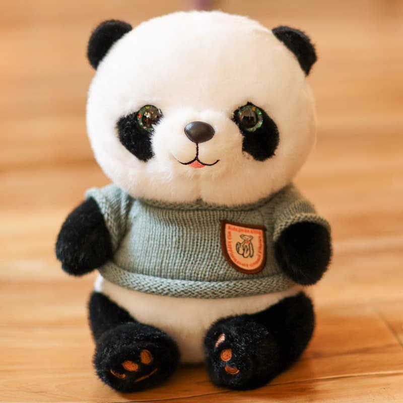 Light brown sweater panda