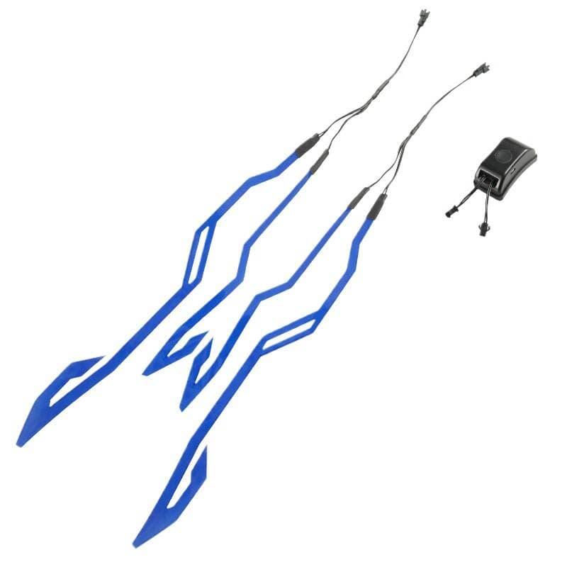 Motorcycle Helmet Light Strip Decoration, Adhesive Luminous Strip, Ultra-Thin Flexible Light Strip for Vehicle Use 5