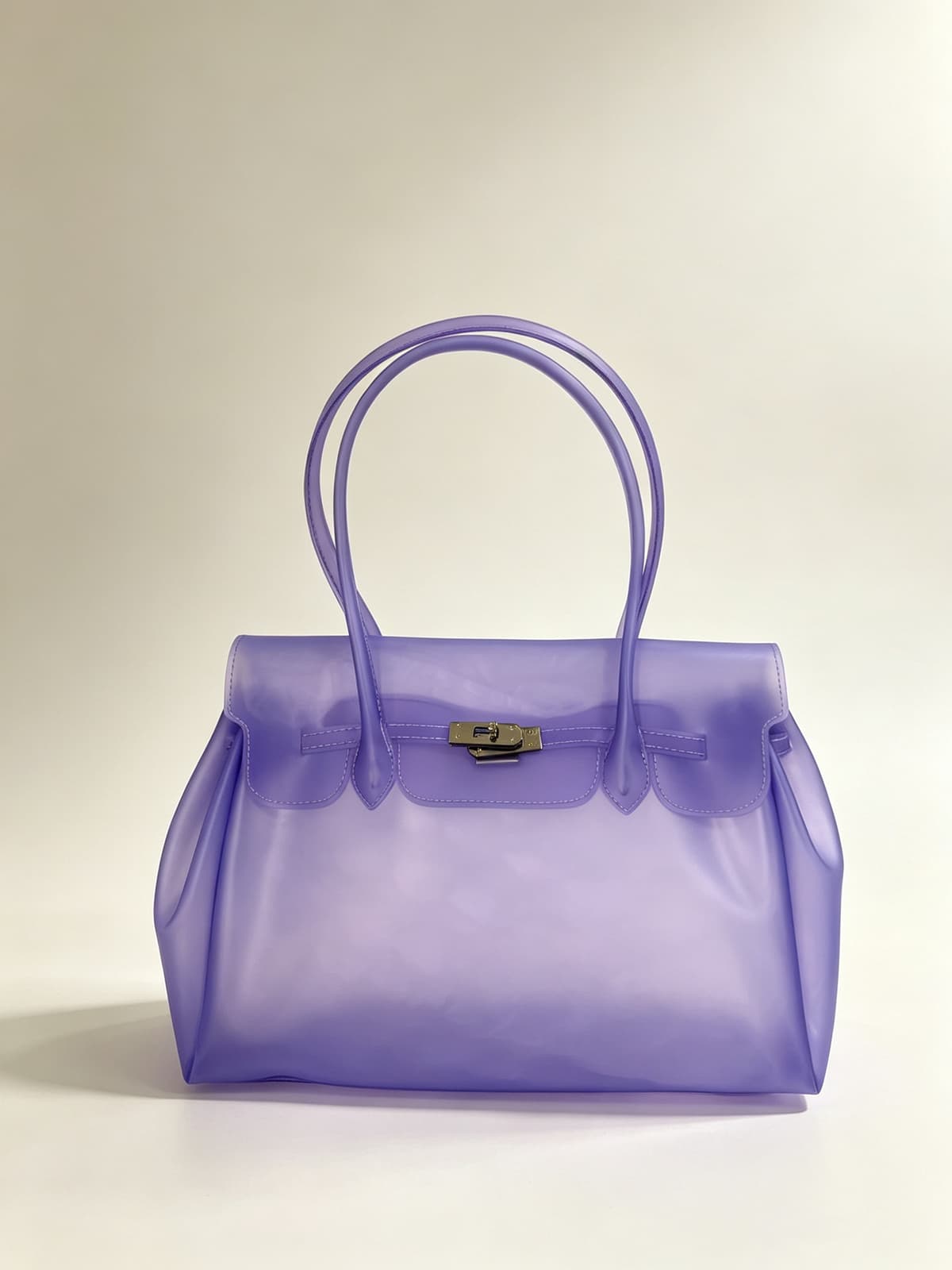 Tpu transparent purple (with nails at the bottom)