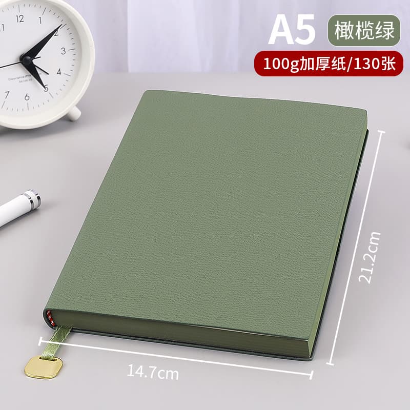 A5-olive green-130 sheets