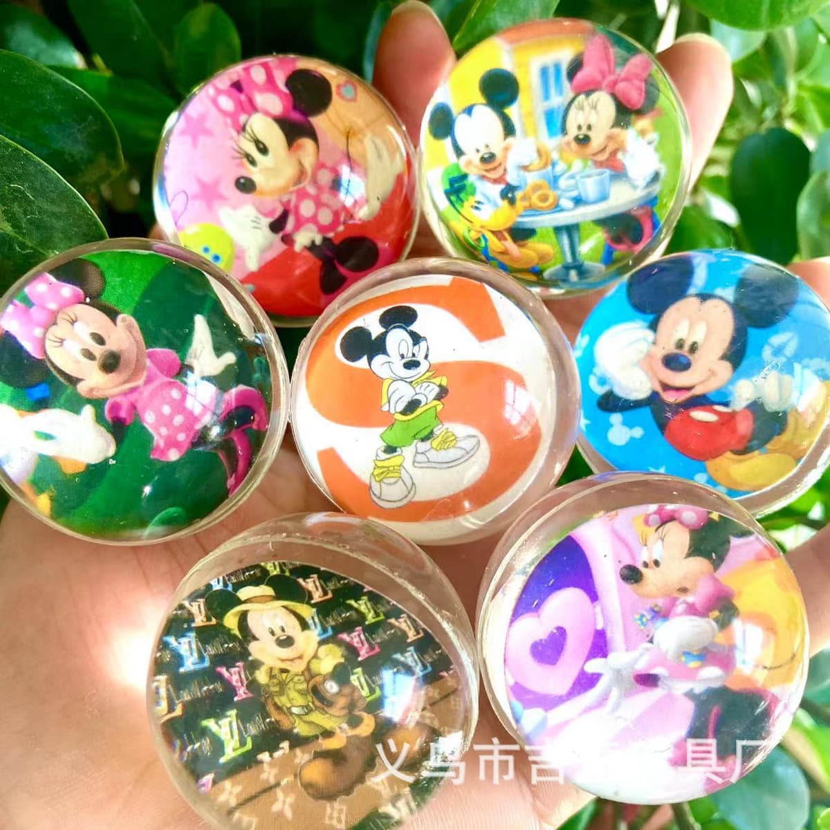 No. 45 disney paper card bouncy balls 50 pieces