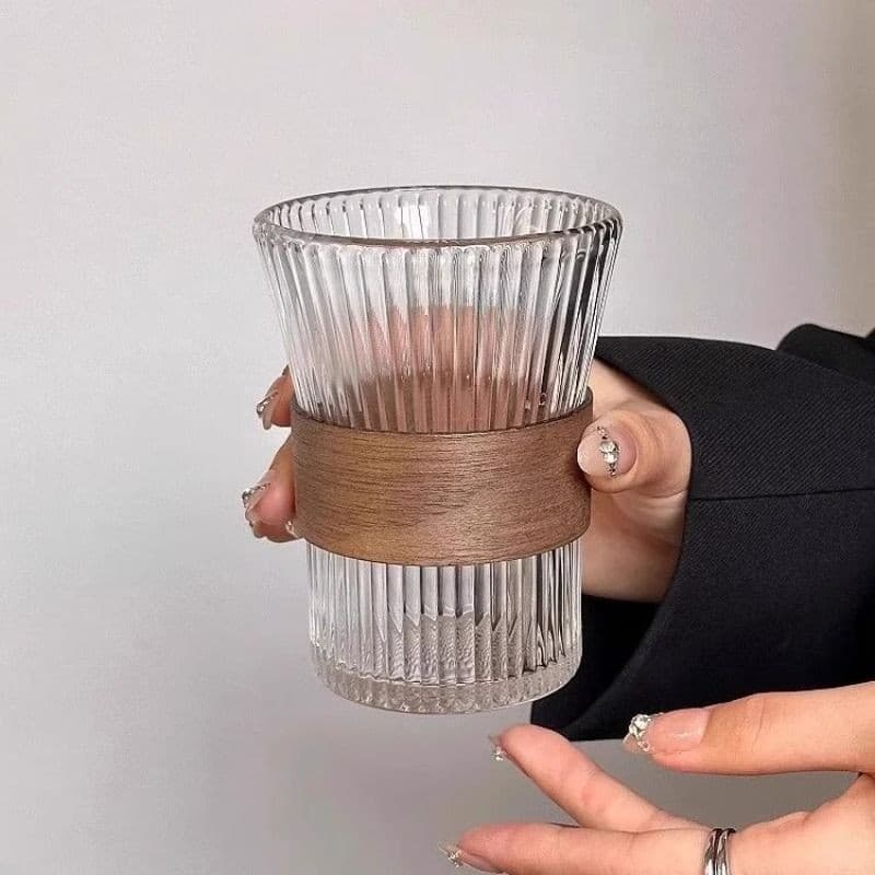 Organ cup 320ml + wooden cover [one set]