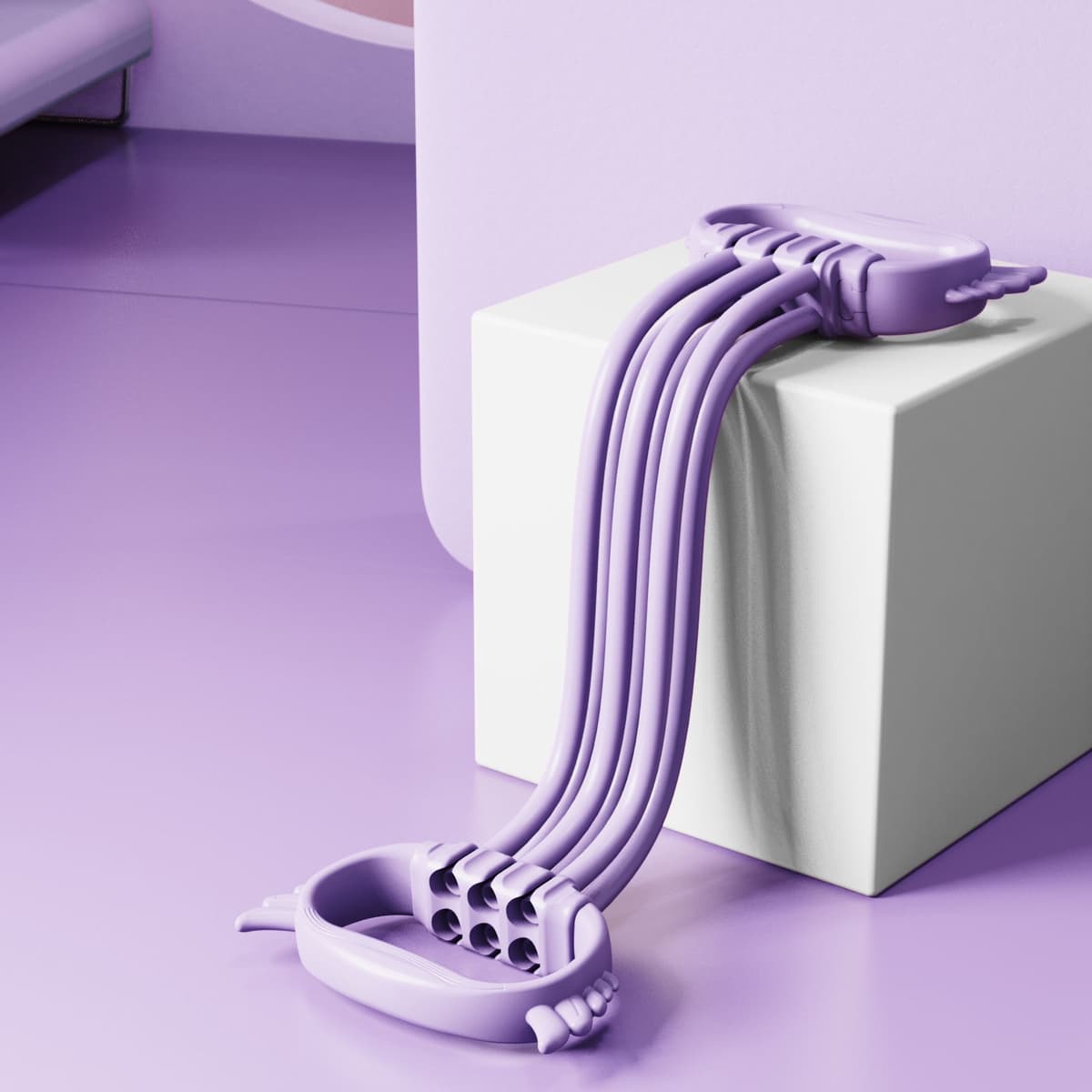 Six-speed tensioner [light purple] wings