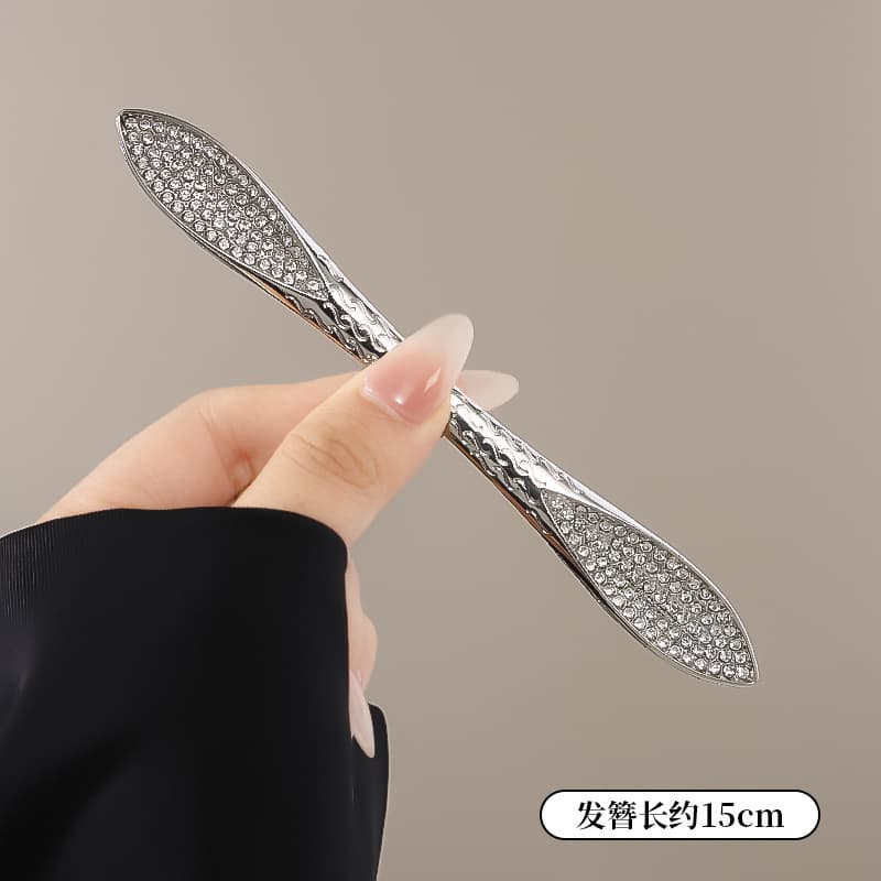 One word hairpin-silver