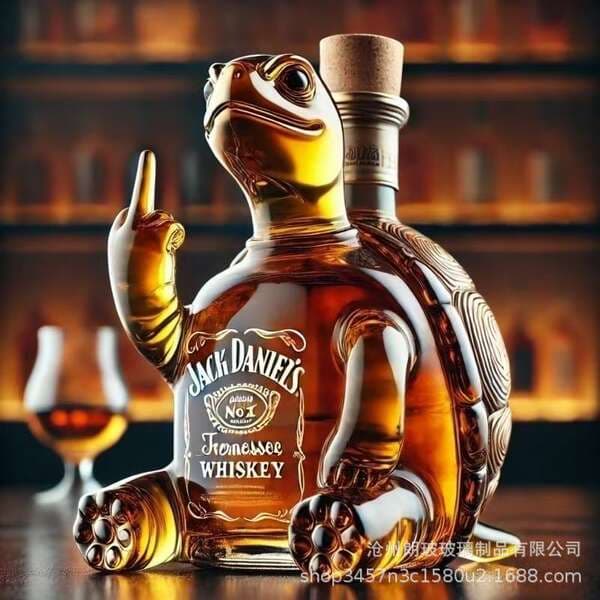 New Model Turtle Animal Whiskey Bottle for Independent Websites Animal Whiskey Bottle Whiskey Cross-Border
