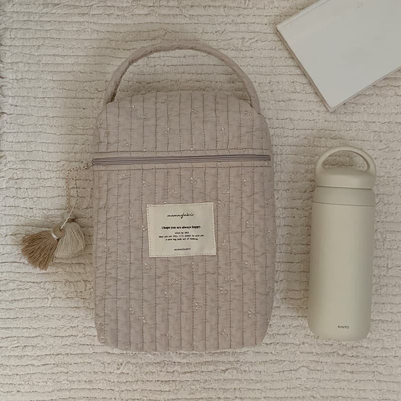 Khakis Cherry Diaper Baby Bag (Tassel)