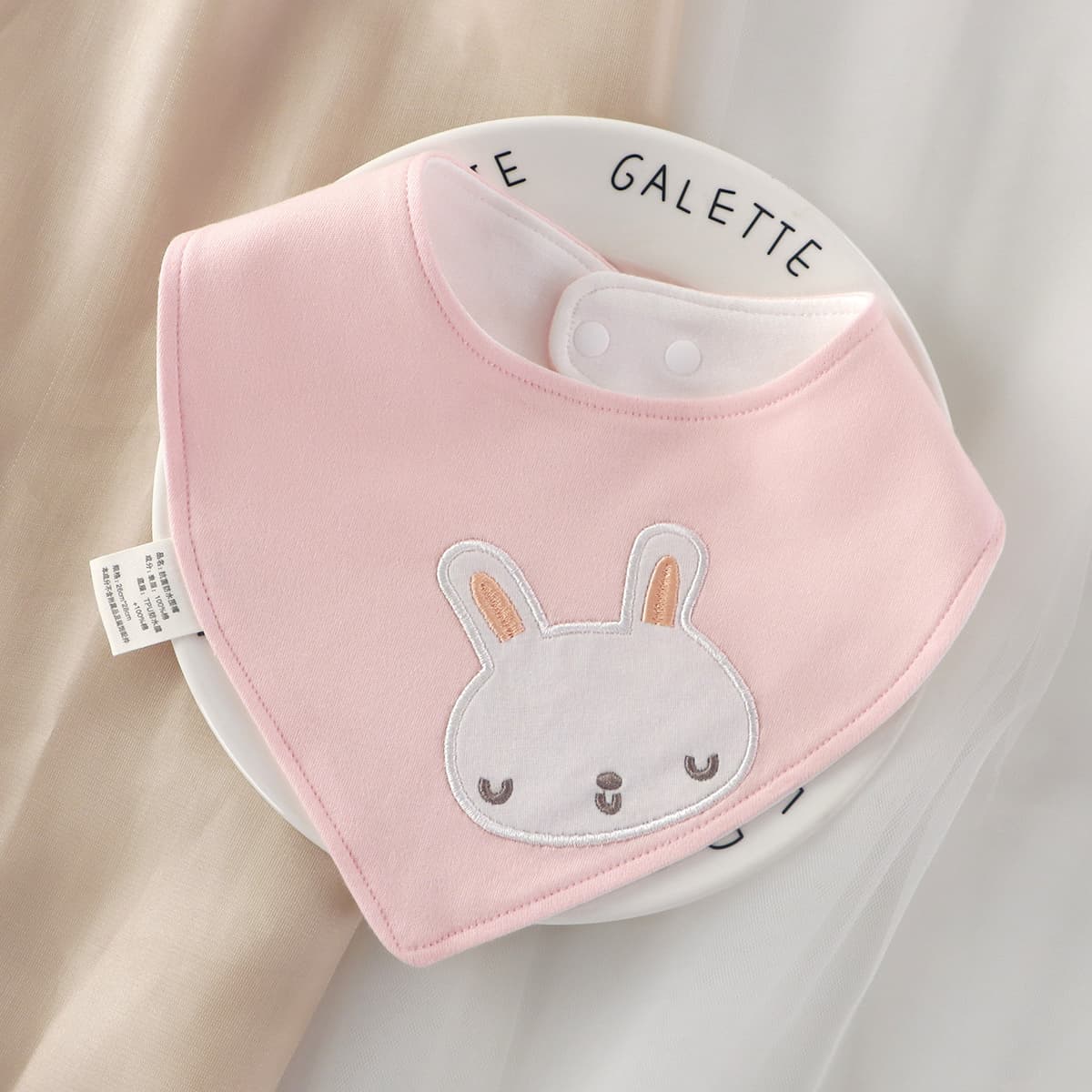 Light pink white rabbit