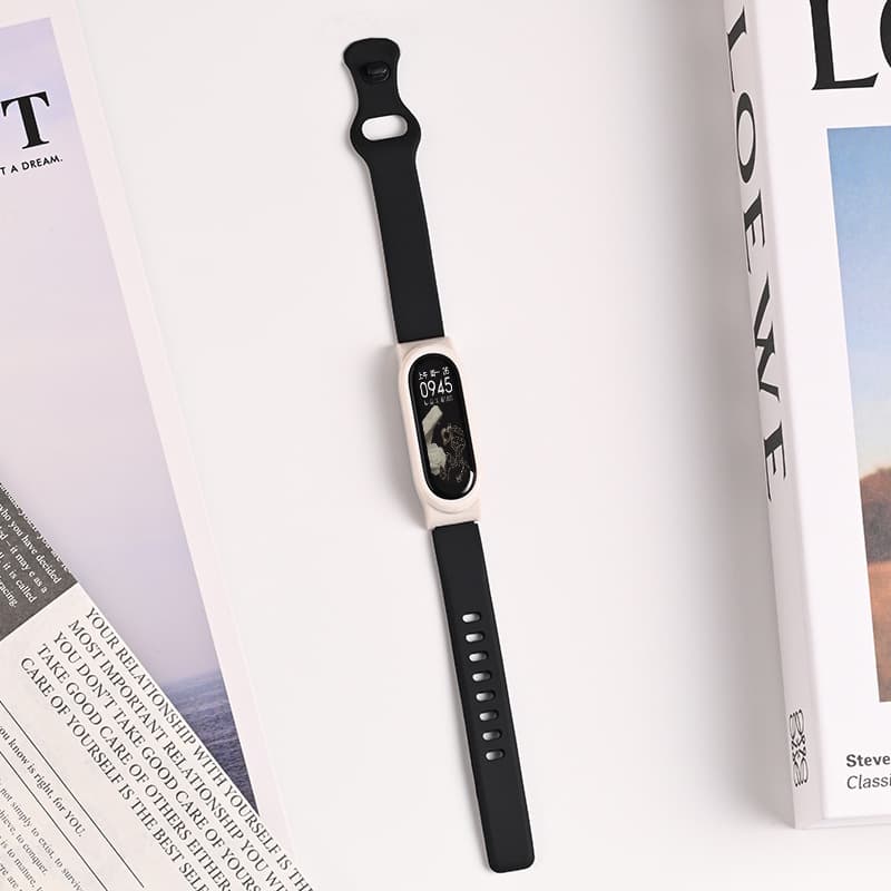 Small waist - black [diy wallpaper + sports step counting + 5 sets of alarm clocks]