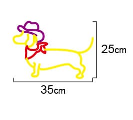 Cowboy puppy 35*25cm