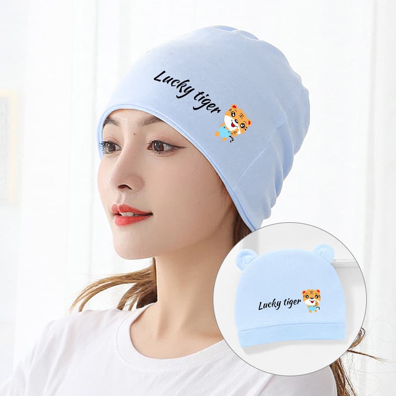 Blue Good Luck Tiger Parent-Child Set