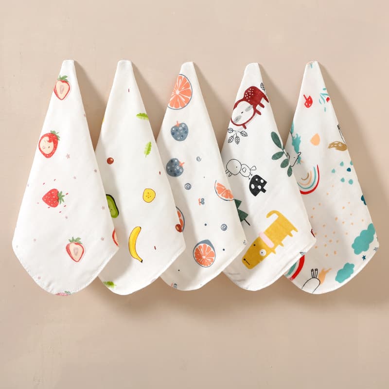 Four layers of gauze-random style 25*25cn