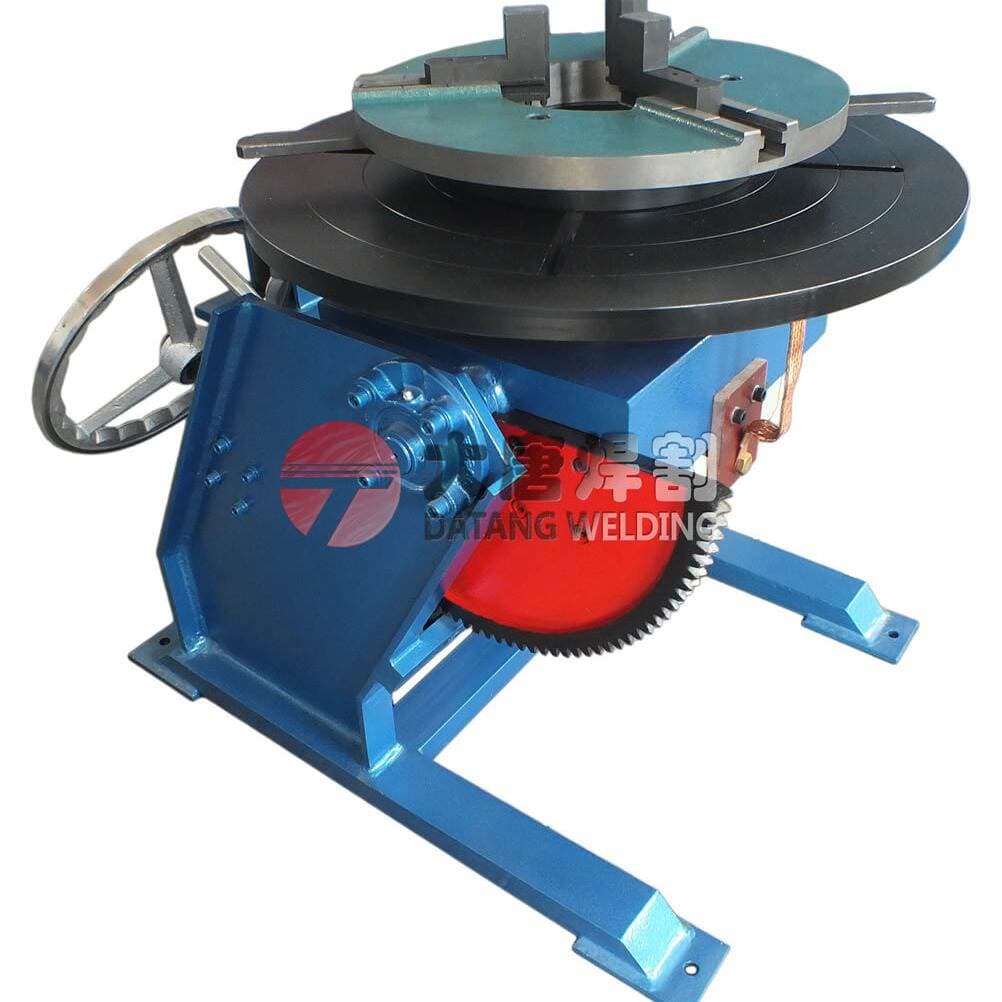 [Hot-Selling in Wuxi] Welding Auxiliary Equipment, Welding Positioner, 600kg Positioner with Chuck for Argon Arc Welding 3
