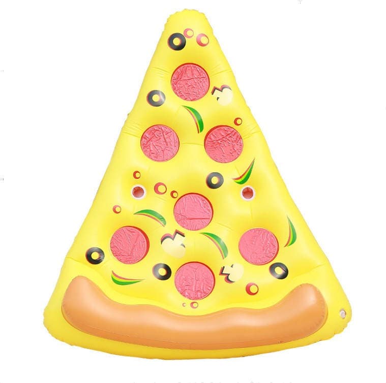 New Pizza Floating Row Mount Adult ins Swimming Ring Floating Bed Recliner Water Supplies Lifebuoy Spot 5