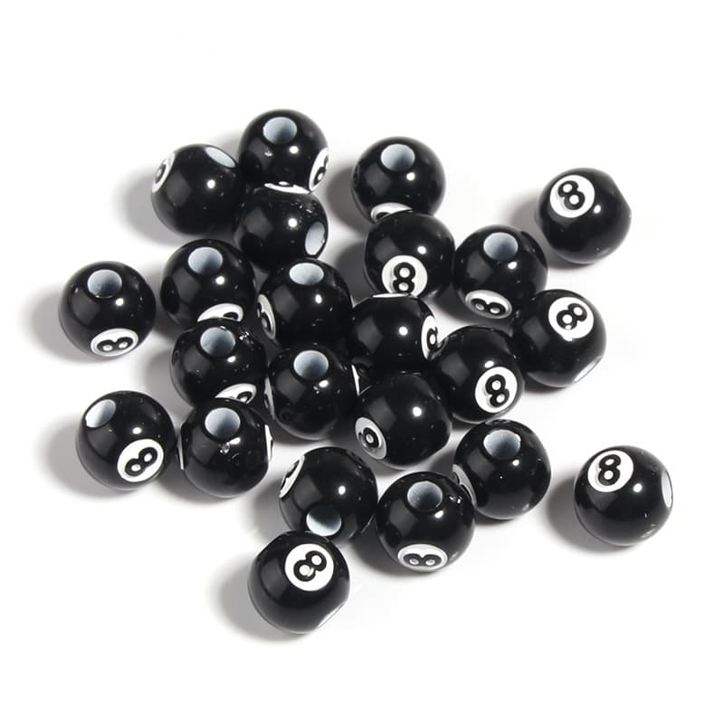 12mm Billiards Black 8
