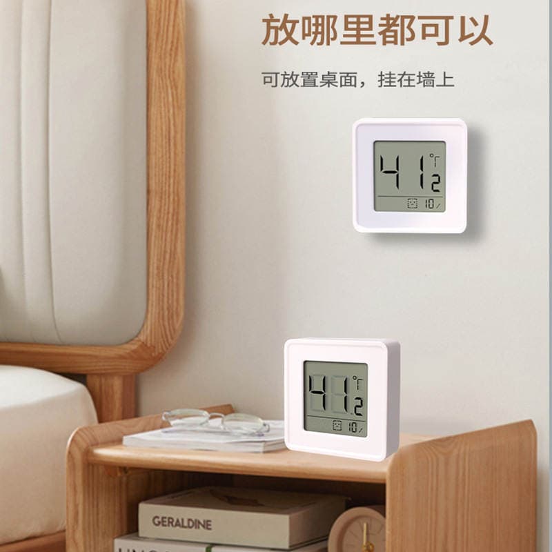 Məişət Mini Portativ Rəqəmsal Daxili Temperatur və Rütubət Ölçən 4