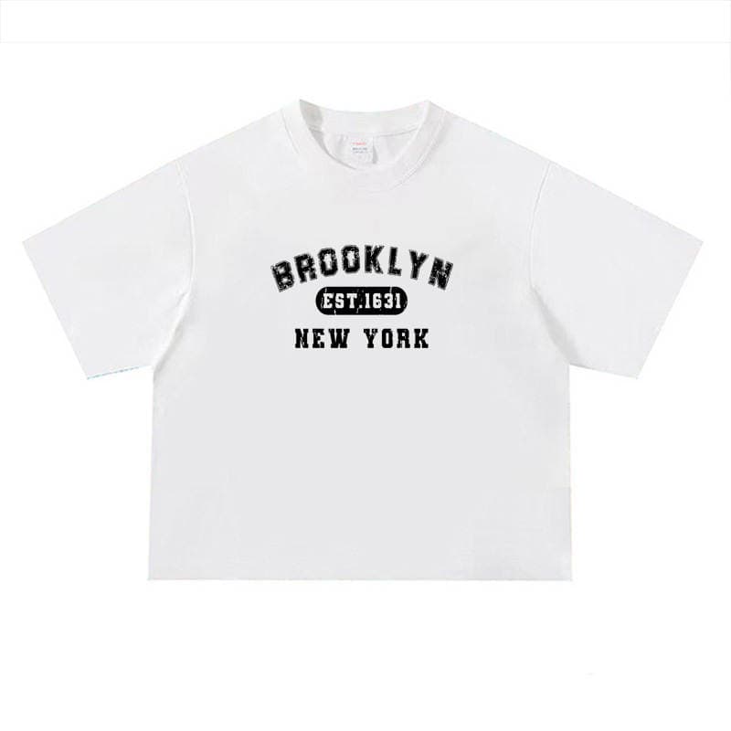 Kişi üçün qısaqol, geniş kəsimli, təmiz pambıq, böyük ölçülü T-shirt, düşmə çiyinli, hip-hop stilində 5