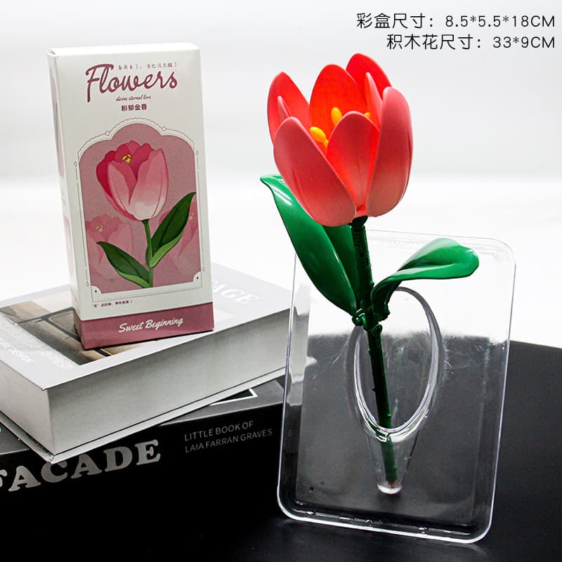 Ys66015 pink tulip