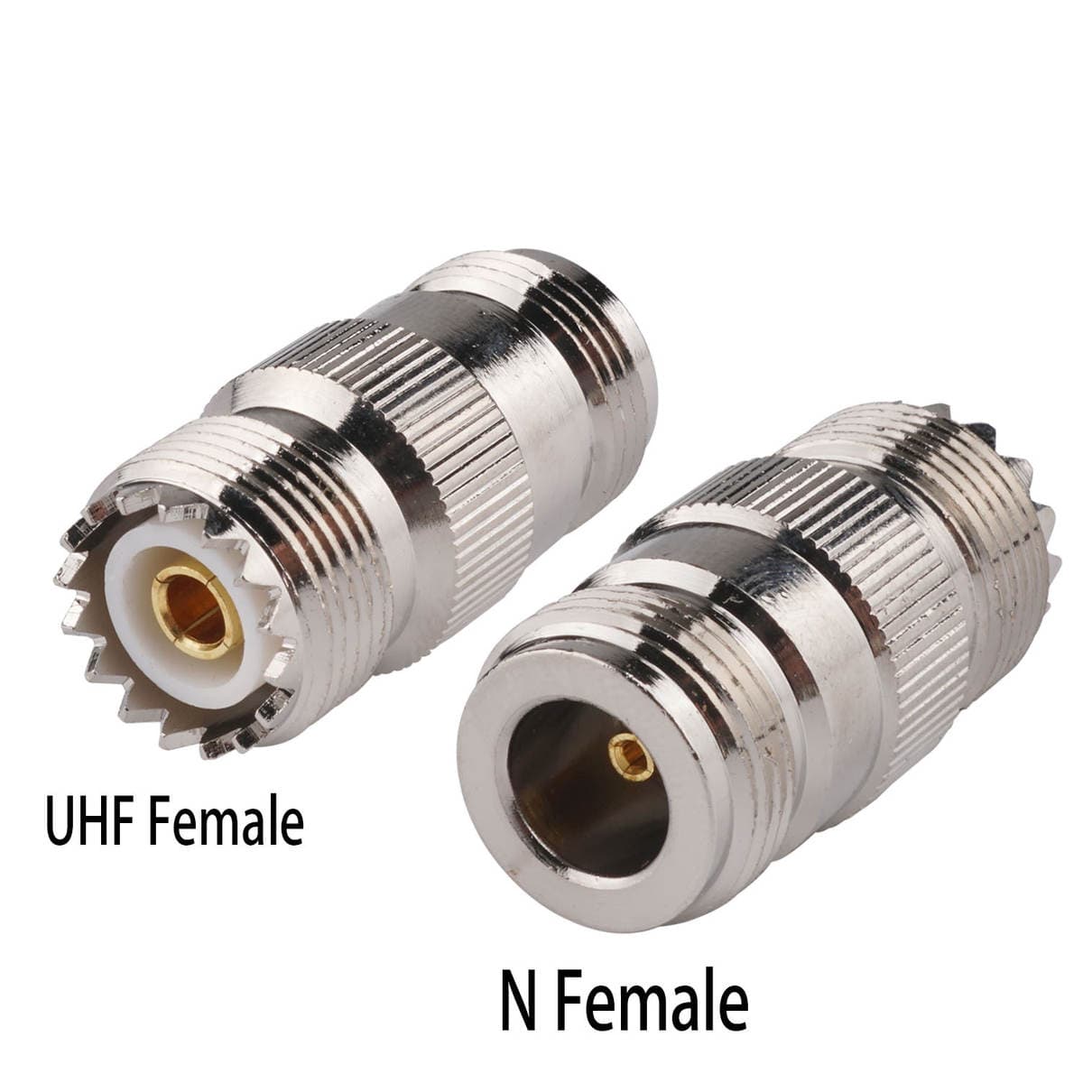 RF coaxial connector N-to-UHF adapter N-type male-female-to-UHF male-female adapter interconnection device 3