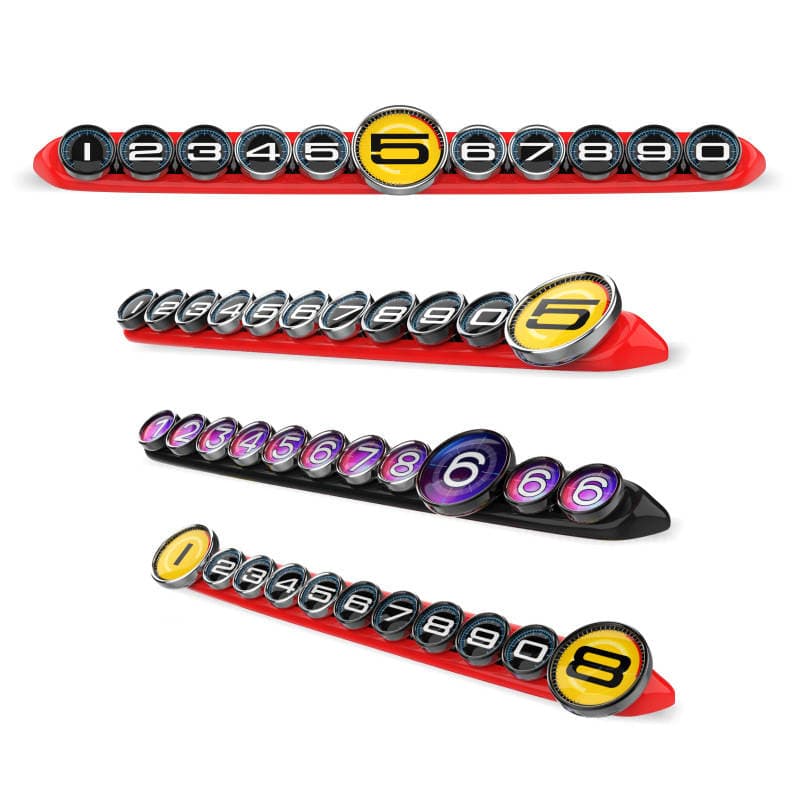 New Car Parking Phone Number Plate, Car Temporary Parking Number Plate, Car Mobile Phone Number Holder, Classy Alloy Parking Plate 5