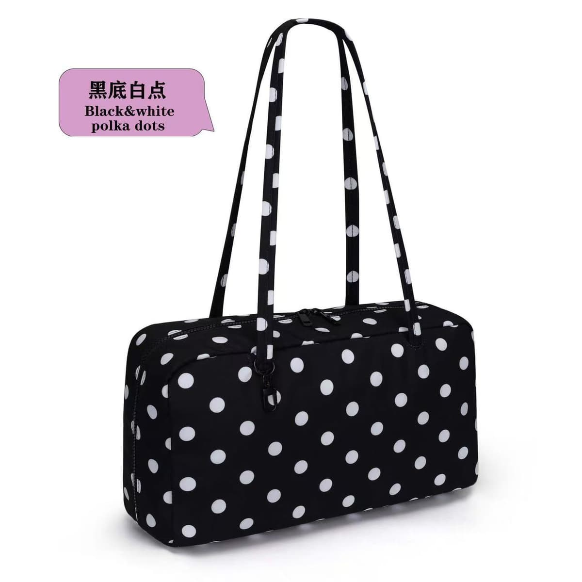 Black background white dots