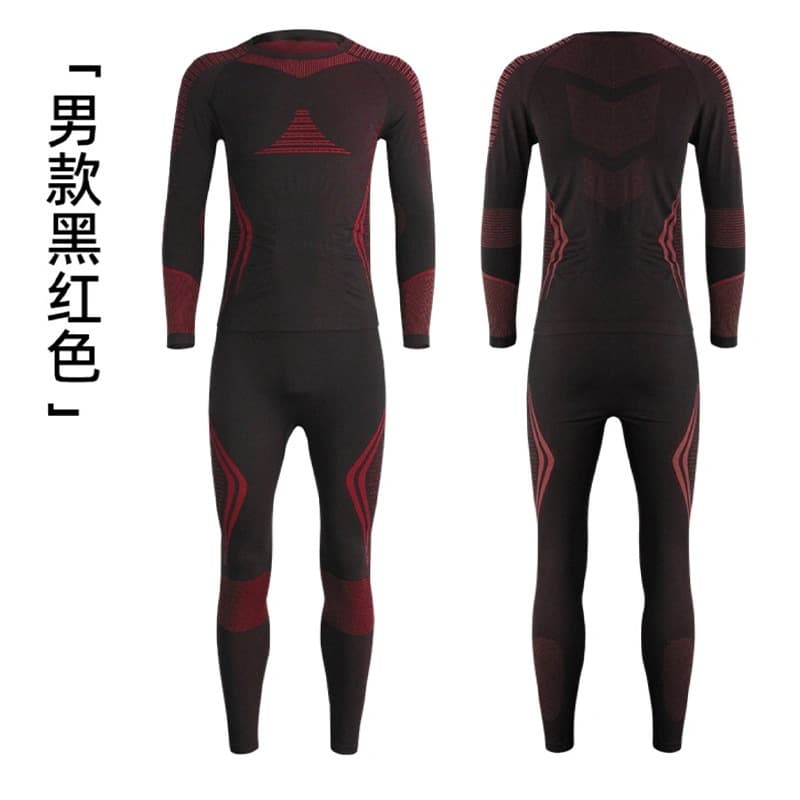 Men's black and red