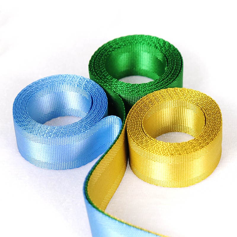 Nylon Bilateral Twill Ribbon Bag Shoelaces Clothing Lock Edge Plain Packaging Ribbon Gift Box Decorative Ribbon Lanyard 3