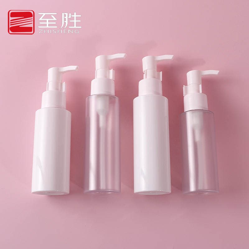 In-Stock White Frosted Plastic Lotion Dispensing Bottle 80/100Ml/120Ml Pump Bottle for Body Lotion and Makeup Remover 4