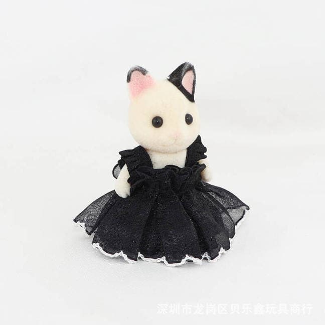 Forest Animal Family Mini Rabbit Doll Clothes Suitable for Koala Diary Sylvanian Large Size Clothes 7 to 10cm 2