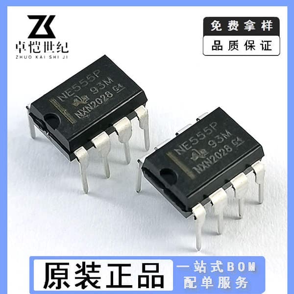 NE555P NE555 Integrated IC In-line DIP-8 NE555P Time Base Circuit Chip Electronic Components