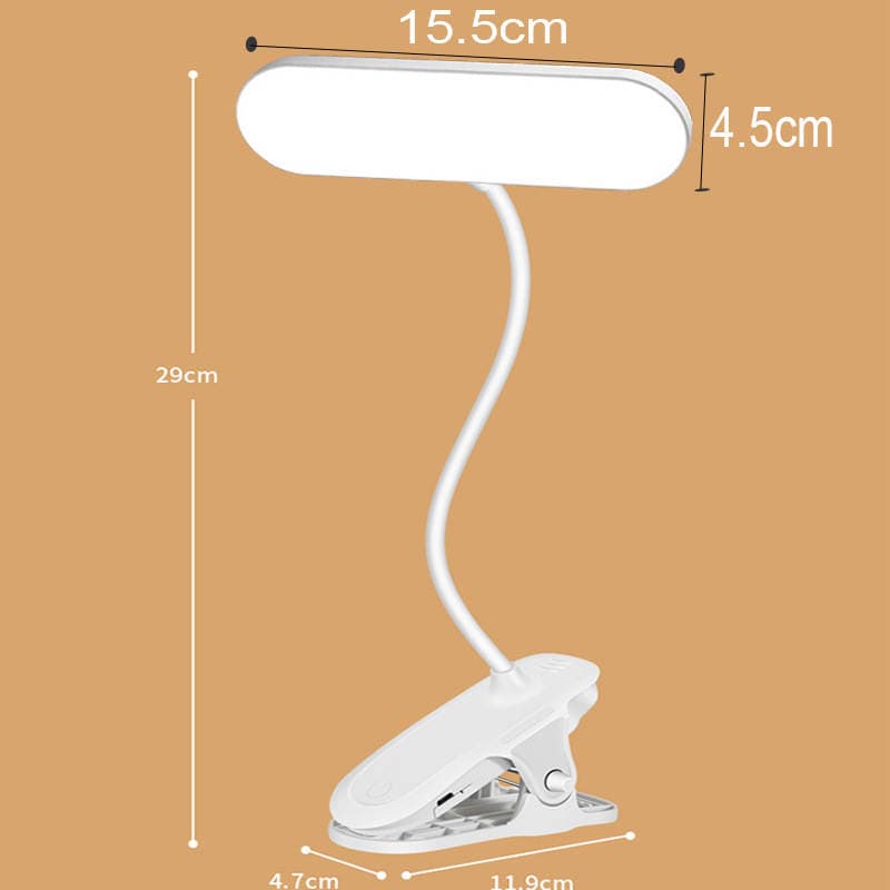 LED Eye Protection Learning Desk Lamp Student Dormitory Lamp Children's Reading Lamp Charging Plug-in Bedroom Clip Bedside Night Light 4