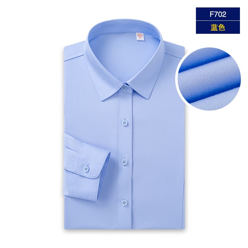 LF702 blue formal collar
