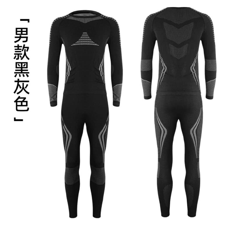 Men's black gray