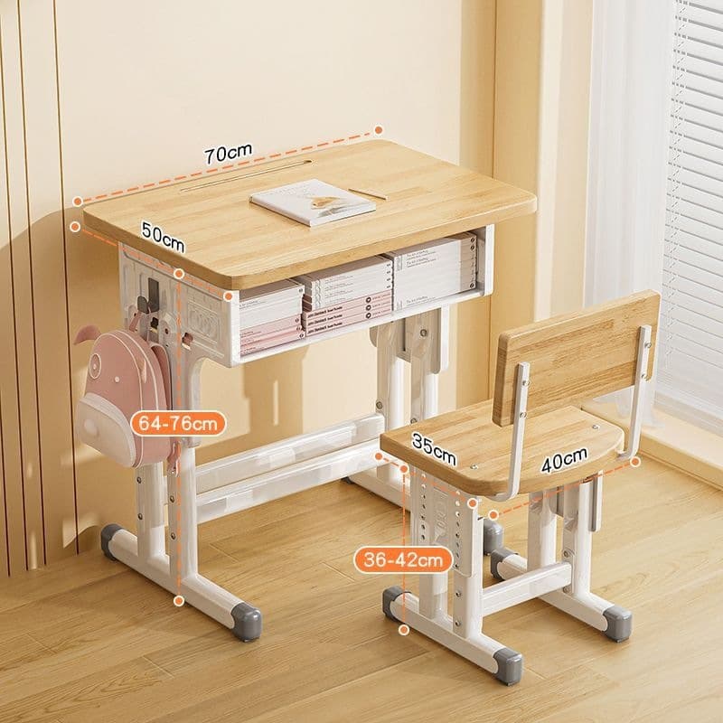 70*50 solid wood parallel bar table and chair [parallel bar reinforcement]