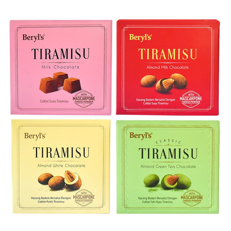 Beryl's Imported Chocolate Almond Tiramisu Chocolate Gift Box 65g 5
