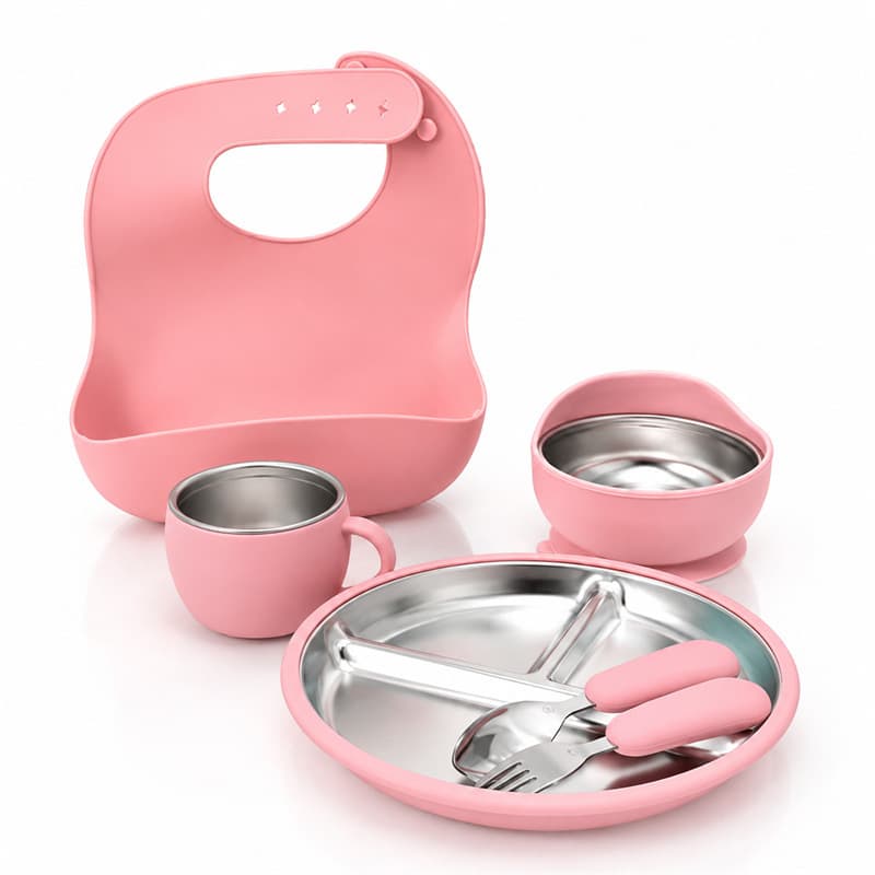 Pink - [403 Stainless Steel 6-Piece Set]