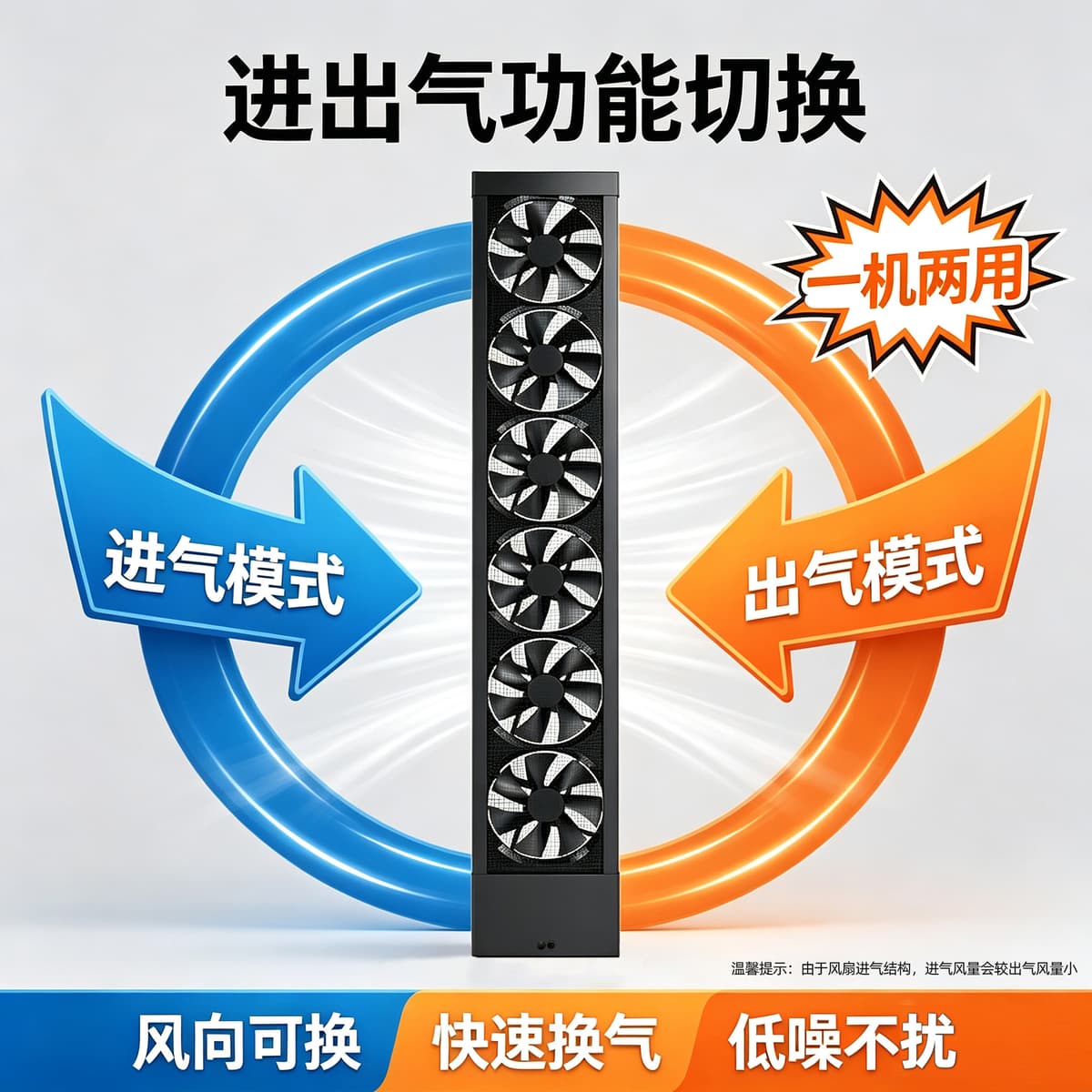 Dual-purpose air inlet and outlet model - contact customer service for customization