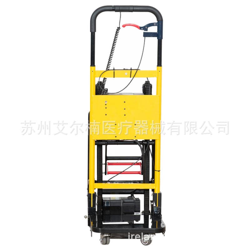 Crawler-Type Electric Stair-Climbing Machine, a Magic Tool for Transporting Goods up and down Stairs, High-Load-Capacity Cart for Moving Cement on Construction Sites 2