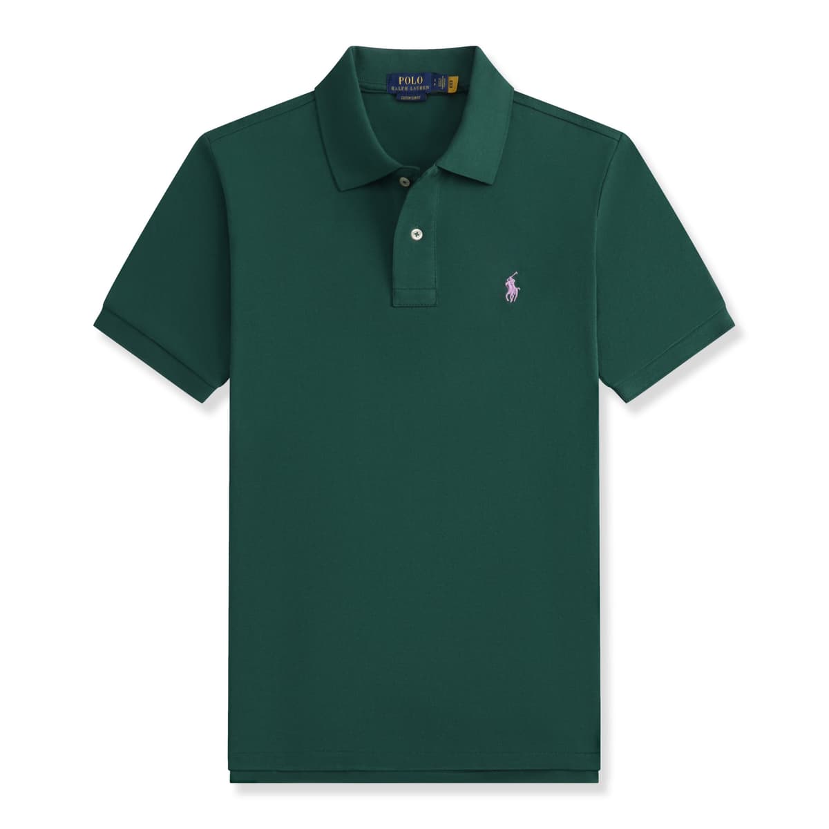 Green purple label