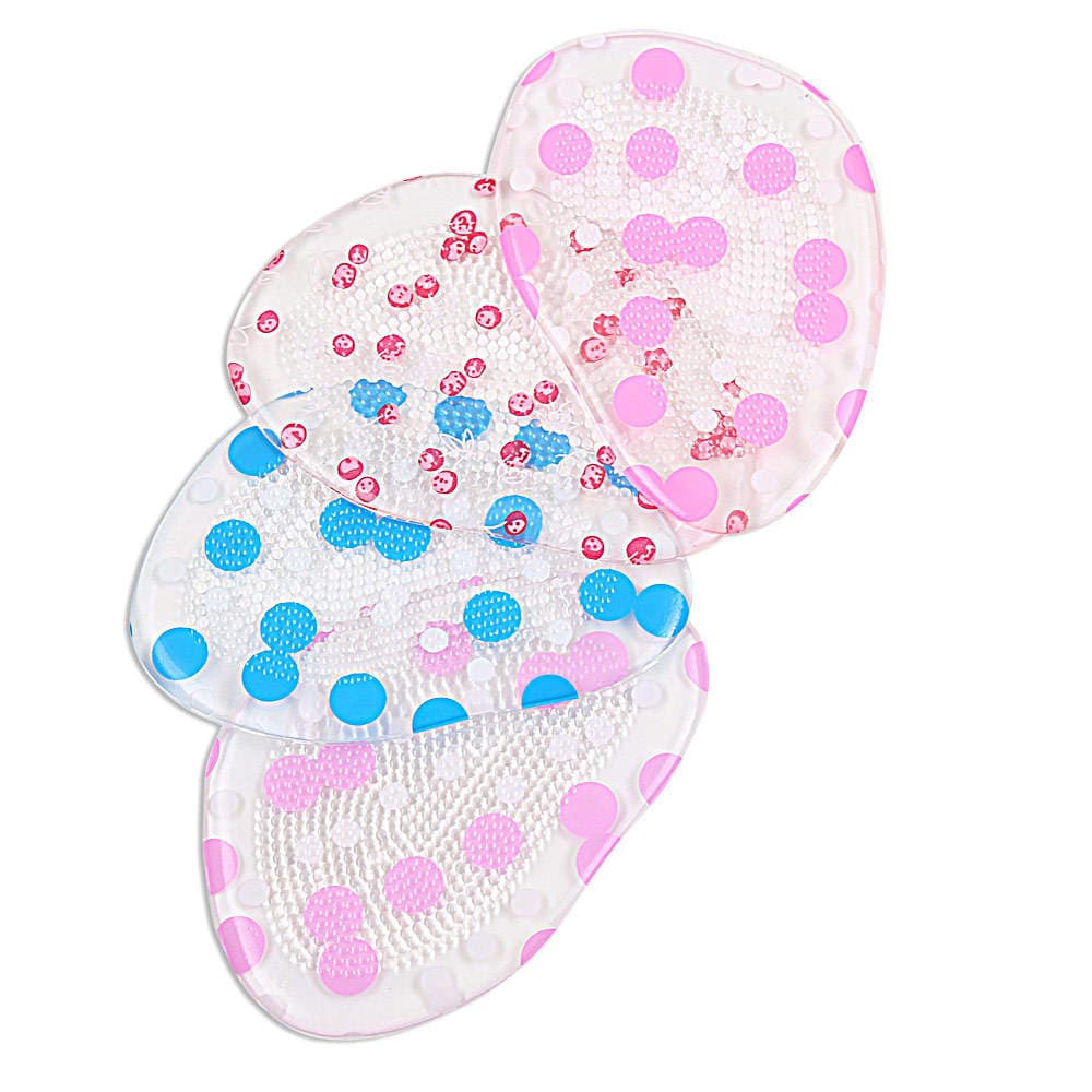 Dot Half Size Pad Women's High-top Insoles Anti-pain Crystal Sticky High Heel Non-slip Shoes Half Size Insoles Pointed Toe Front Pad 3