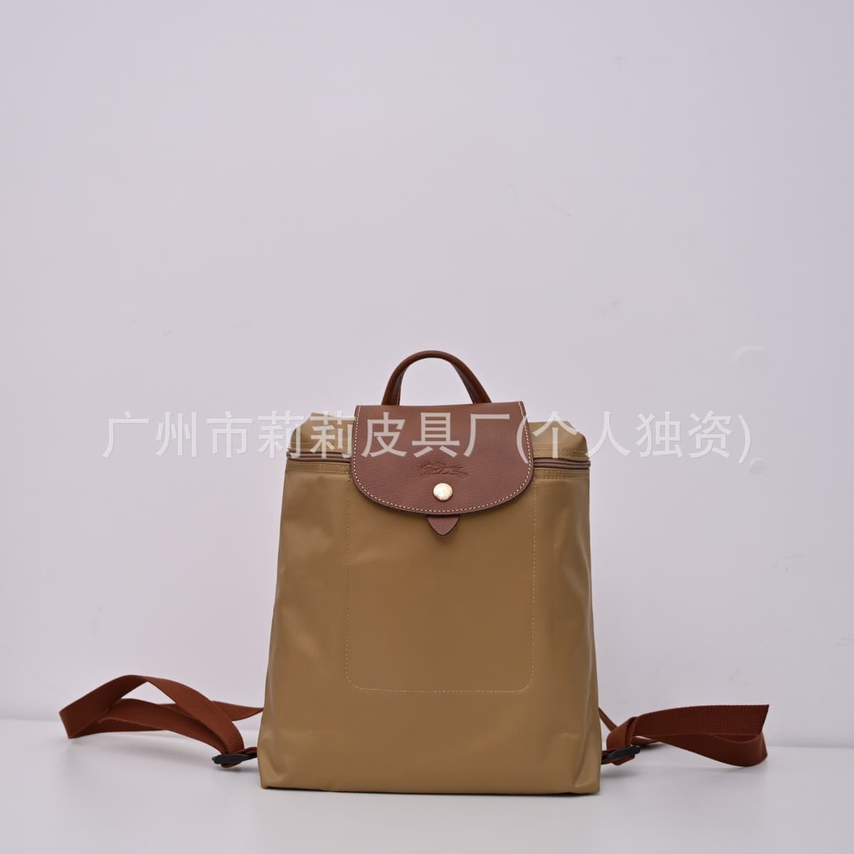 Original factory leather backpack - classic desert yellow