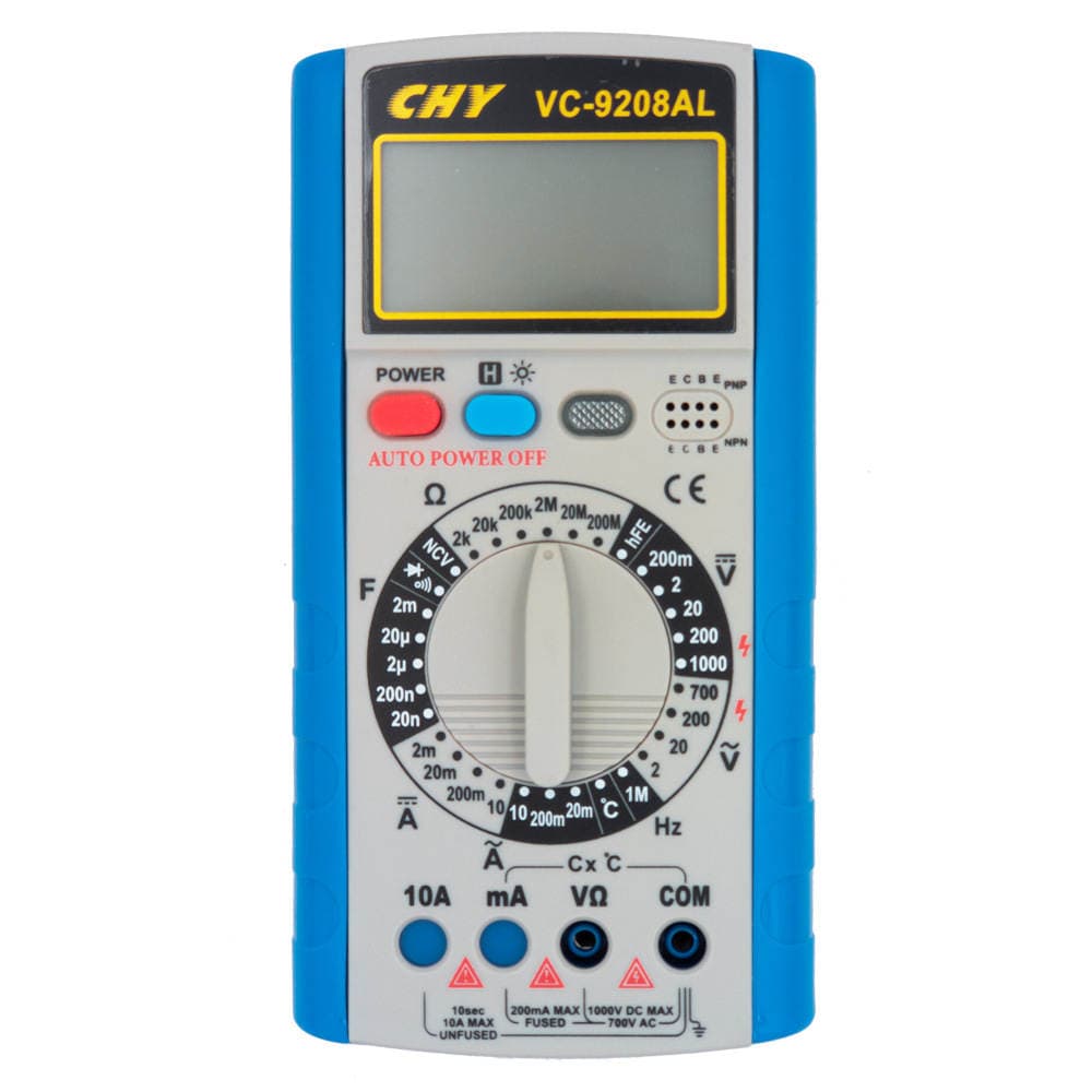 Chengyuan Electronics｜Vc-9208Al New Digital Multimeter Current Voltage Temperature Frequency Measurement 4