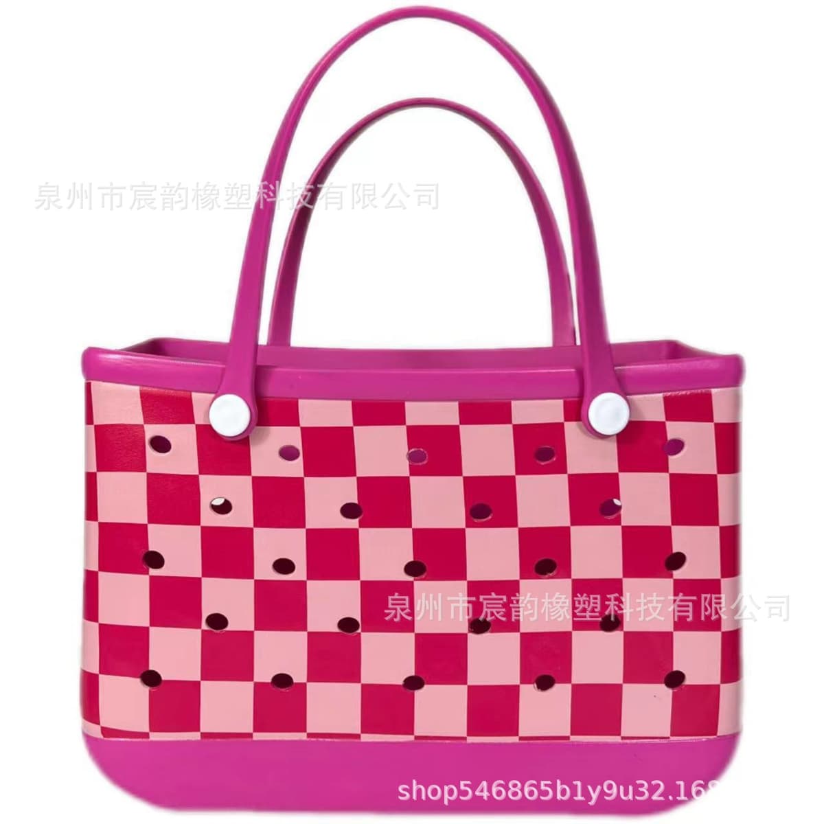 Rose red plaid
