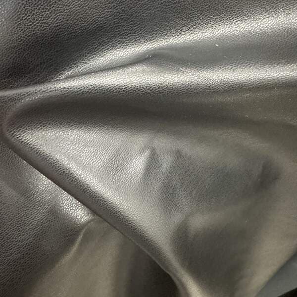 Two-Sided Elastic Sheepskin Pu Leather Fine Grain Manufacturer Ready Supply for Bags and Clothing Leather Soft Fabric Cross-Border Direct Supply